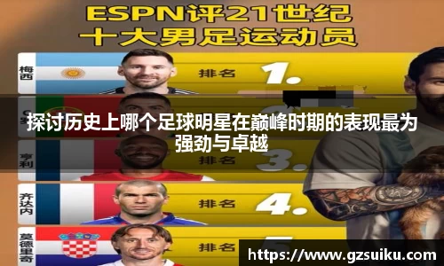 探讨历史上哪个足球明星在巅峰时期的表现最为强劲与卓越